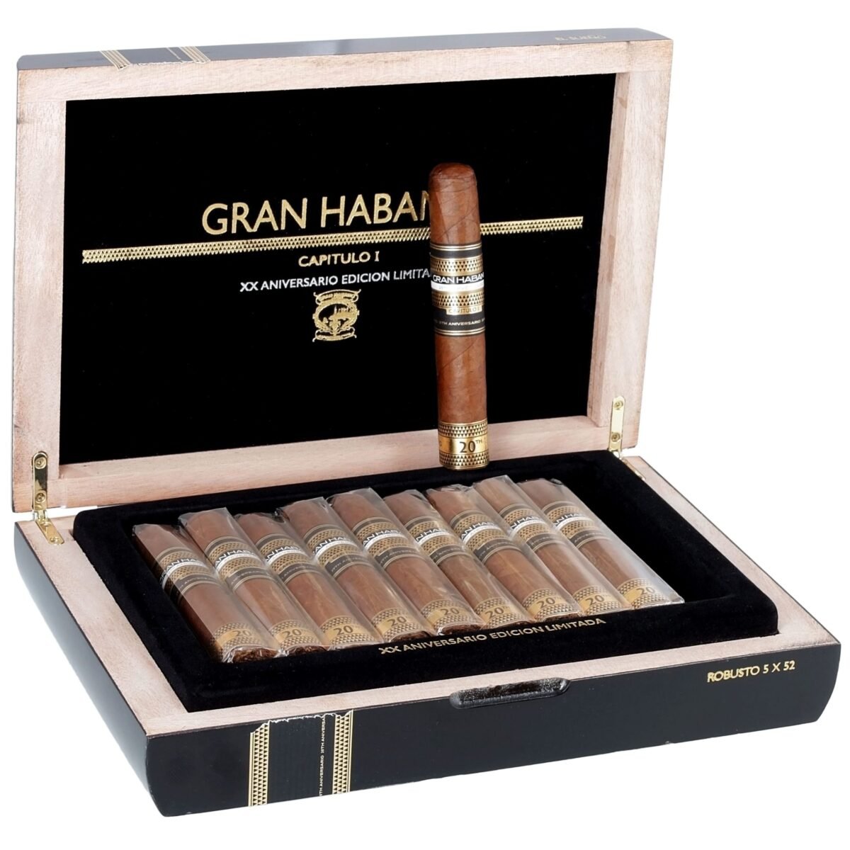 GRAN HABANO 20TH ANIV CAPITULO I ROBUSTO (5X52) BOX OF 20