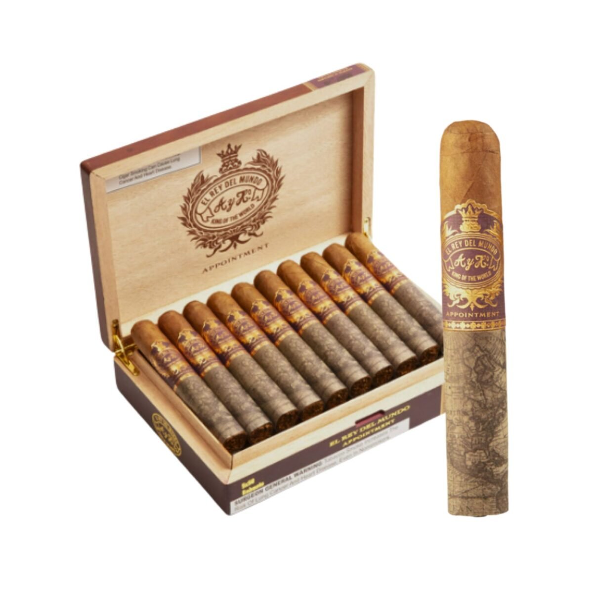 EL REY DEL MUNDO RDM APPOINTMENT ROBUSTO (5X50) BOX OF 20