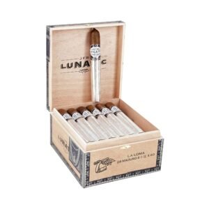 JFR LUNATIC MADURO (6 1/2X60) ROUND HEAD LOMA PIGTAIL BOX OF 28