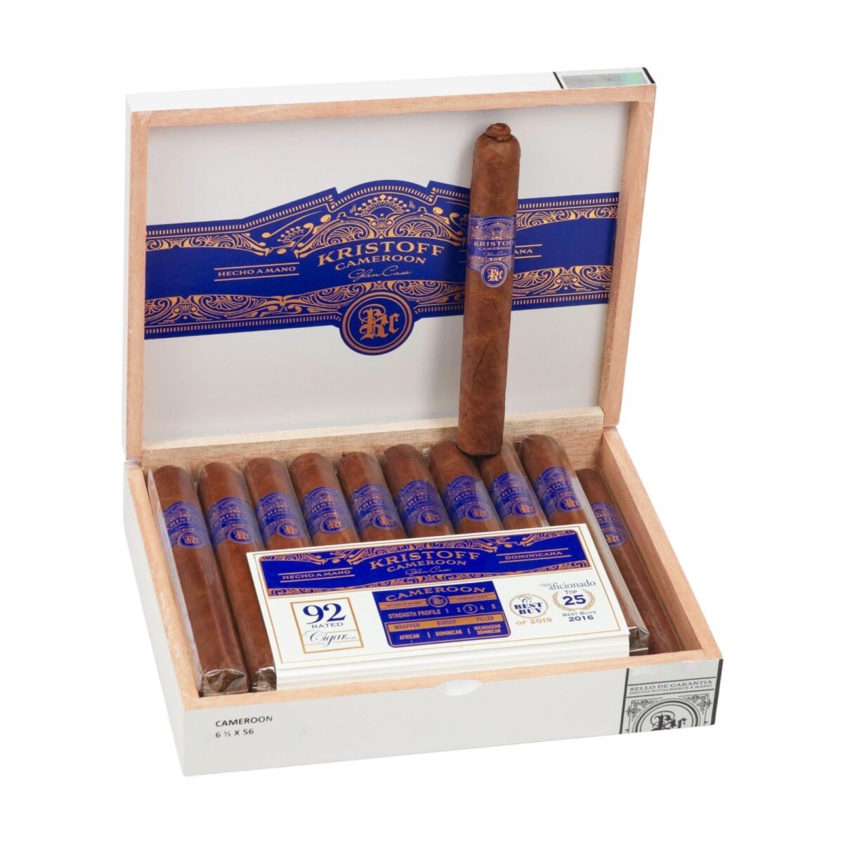 KRISTOFF CAMEROON MATADOR (6 1/2X56) BOX OF 20
