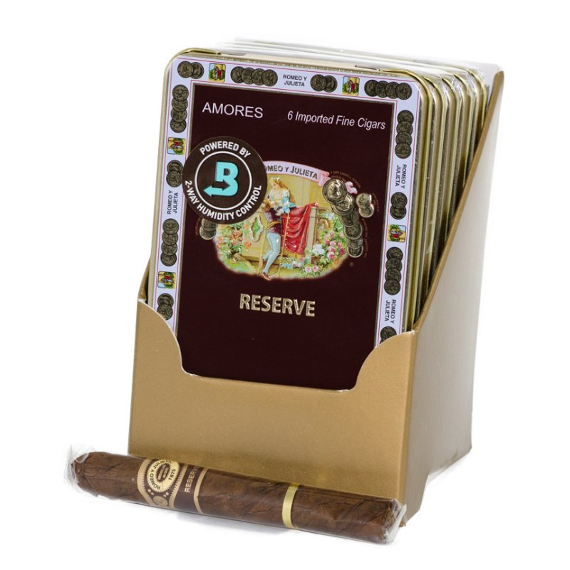 ROMEO Y JULIETA RESERVE AMORES DOM TINS UNIT OF 30 (5 TINS OF 6)