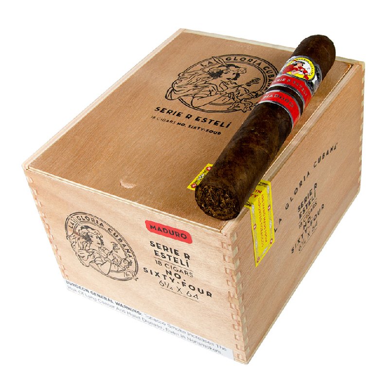 LA GLORIA CUBANA SERIE R ESTELI MAD NO. SIXTY FOUR BOX OF 18