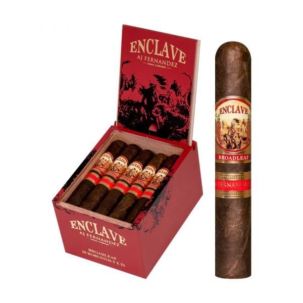 AJ FERNANDEZ ENCLAVE BROADLEAF ROBUSTO (5X52) BOX OF 20