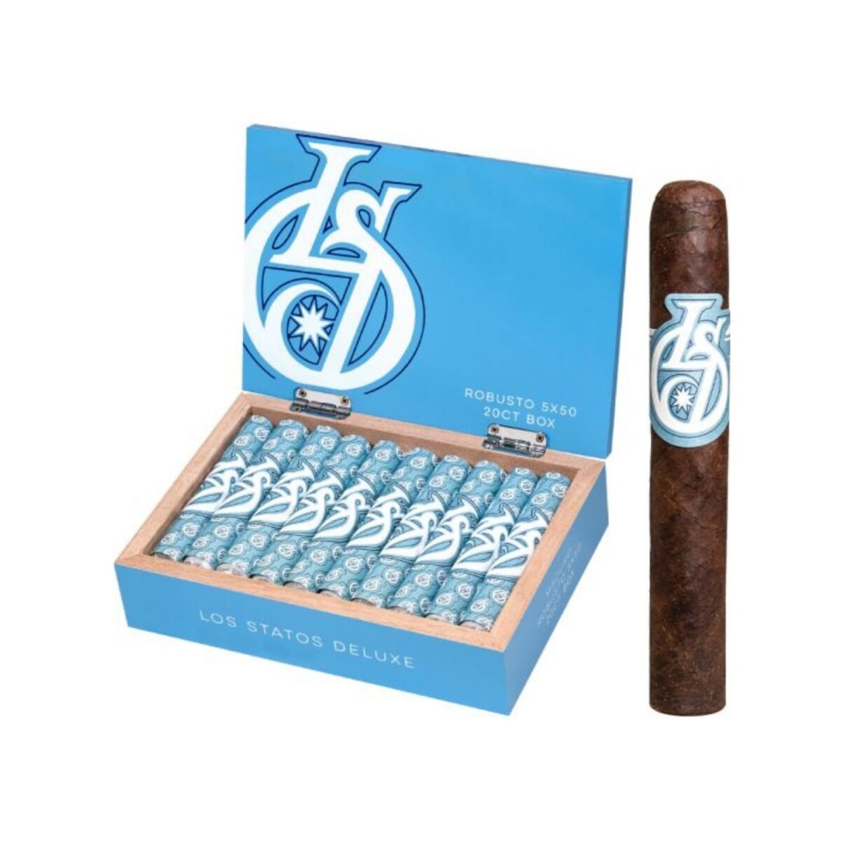 LOS STATOS DELUX MADURO ROBUSTO (5X50) BOX OF 20