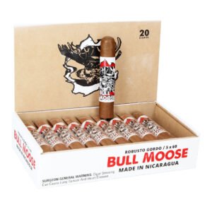 CHILLIN MOOSE BULL MOOSE ROBUSTO GORDO (5X60) BOX OF 20