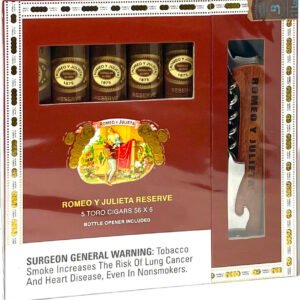 ROMEO Y JULIETA RESERVE WINE KEY SAMPLER BOX OF 05