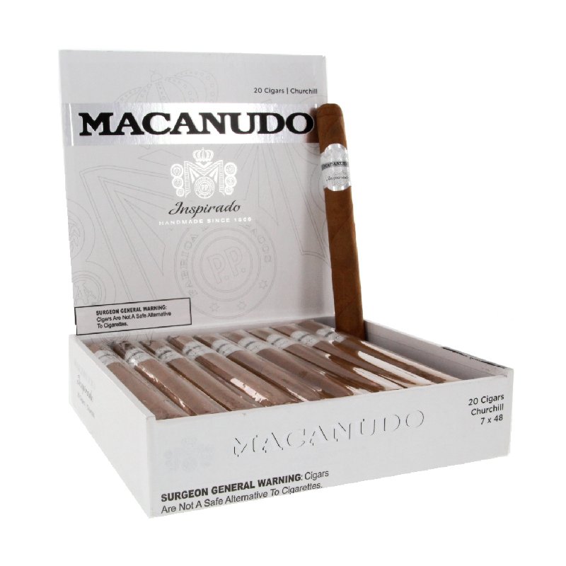 MACANUDO INSPIRADO WHITE CHURCHILL (7 X 48) BOX OF 20