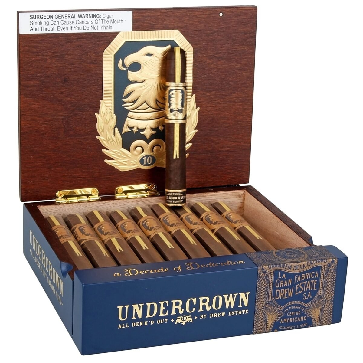 DREW ESTATE UNDERCROWN UC10 CORONA VIVA BOX OF 20