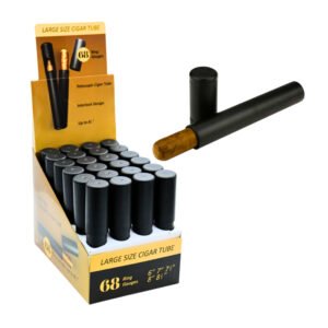KINGSTAR TELESCOPIC CIGAR TUBE 68R – 24CT BOX