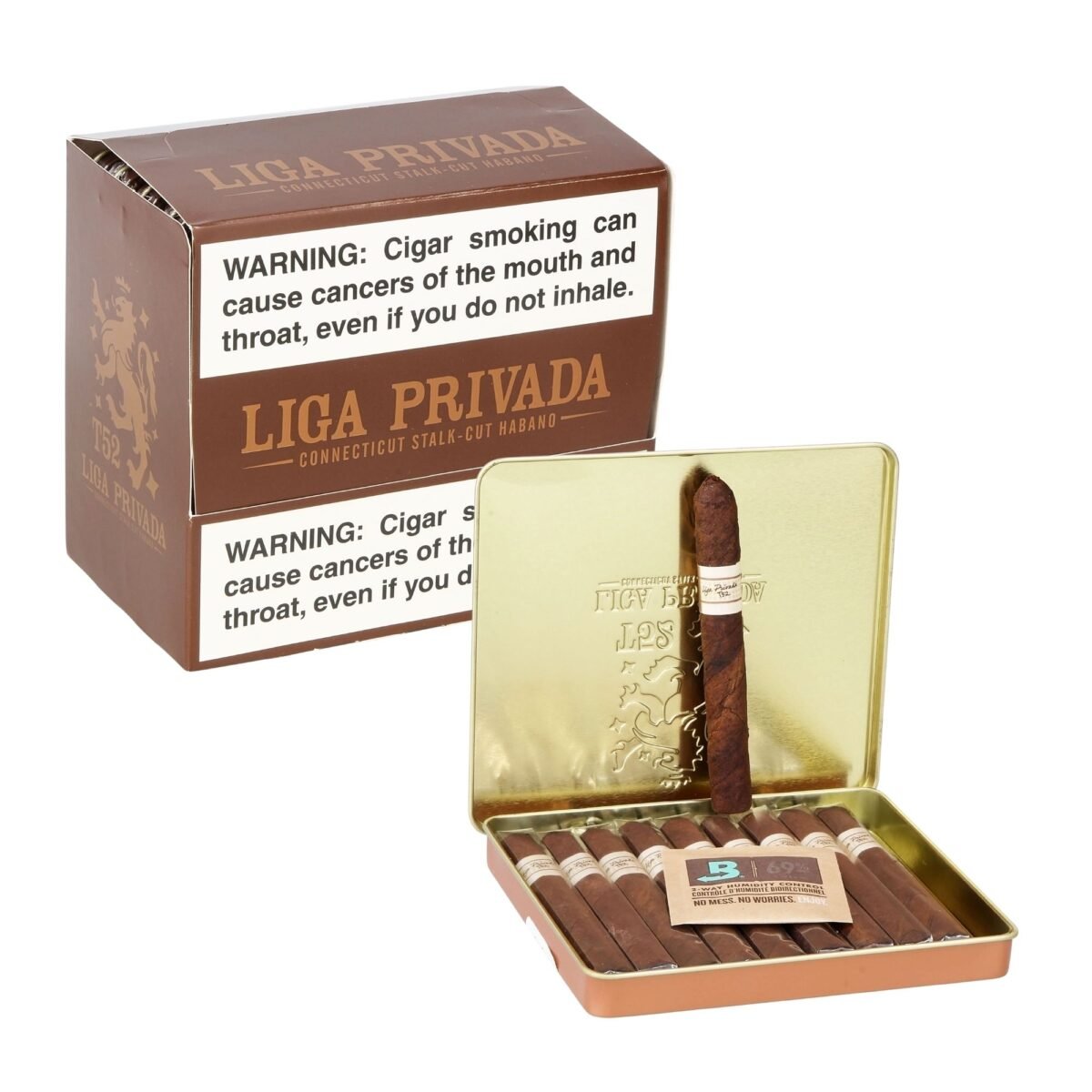 LIGA PRIVADA T52 CORONETS TINS (4X32) CT50
