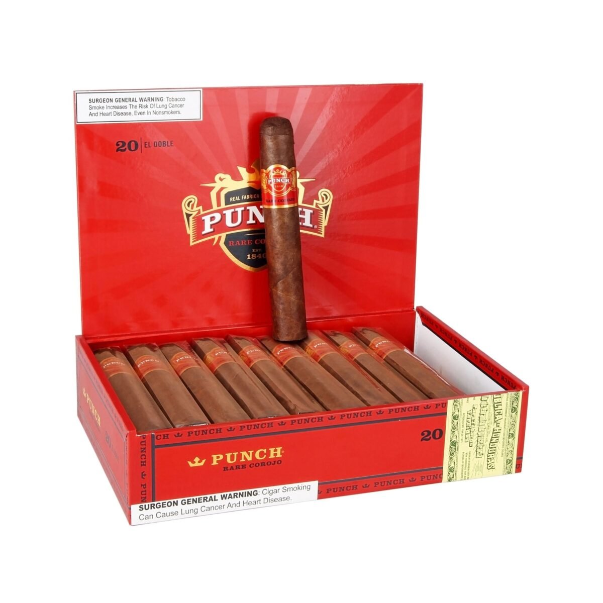 PUNCH RC EL DOBLE NP REFRESH (5 7/8X60) BOX OF 20