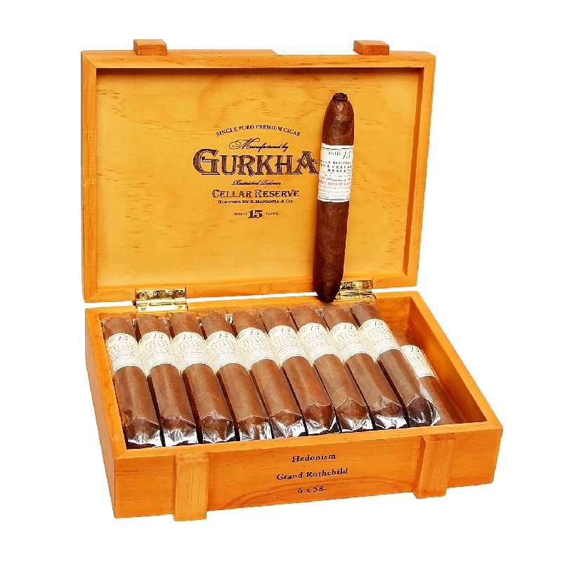 GURKHA CELLAR RESERVE 15 YRS HEDONISM (6X58) BOX OF 20