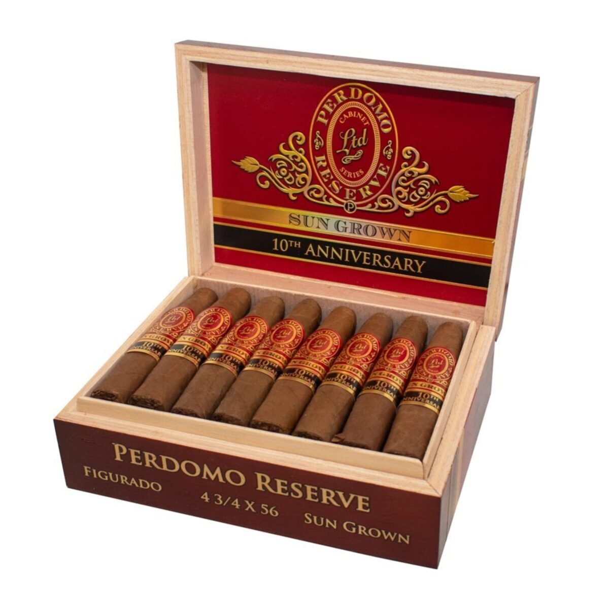 PERDOMO RESERVE FIGURADO SUN GROWN (4 3/4X56) BOX OF 25