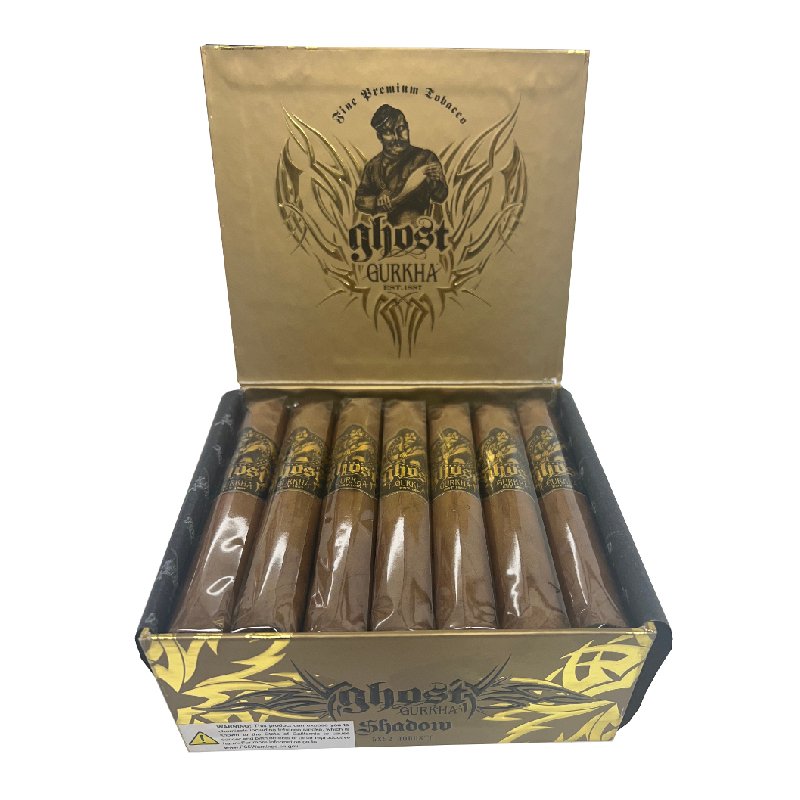 GURKHA GHOST GOLD SHADOW ROBUSTO (5X52) BOX OF 21