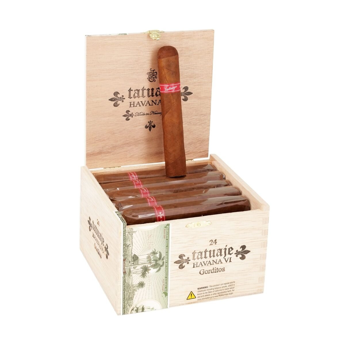 TATUAJE HAVANA VI GORDITOS (5 1/2X56) BOX OF 24