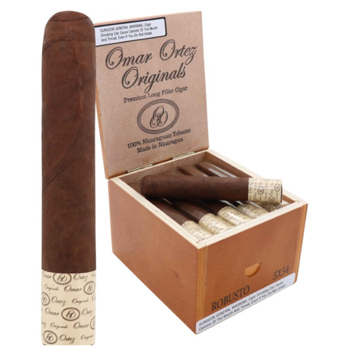 OMAR ORTEZ ORIGINAL ROBUSTO (54X5) BOX OF 20