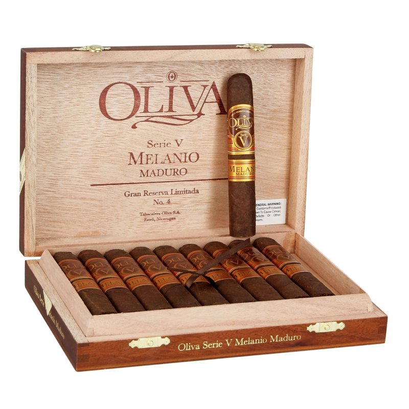 OLIVA SERIE V MELANIO MADURO NO. 4 (4 1/2X46) BOX OF 10