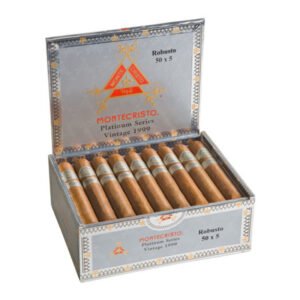 MONTECRISTO PLATINUM ROBUSTO (50 X 5) BOX OF 27