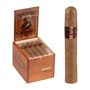 GURKHA CAFE TABAC RED HEAD CHERRY ROBUSTO BOX OF 25