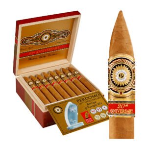 PERDOMO 20TH ANNIVERSARY CONN TORPEDO T6554 BOX OF 24